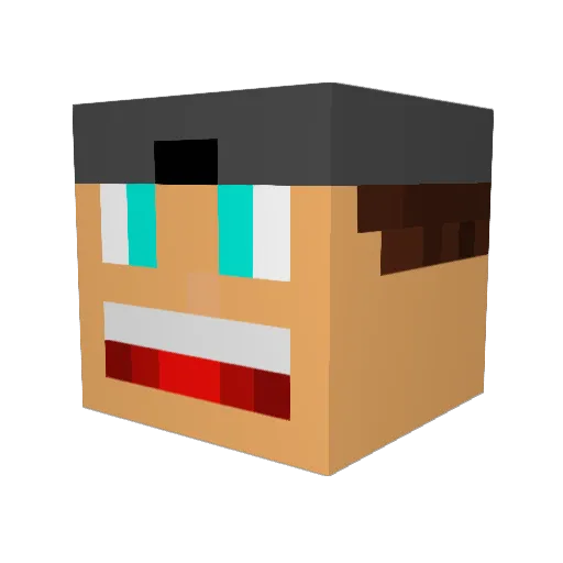 johnyboy11 Minecraft avatar head, 3D render