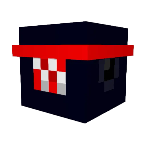 johnyboy14E Minecraft avatar head, 3D render