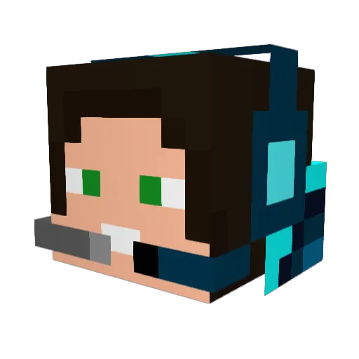 johnye98 Minecraft avatar head, 3D render