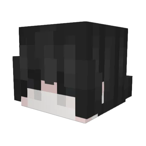 johnyjt Minecraft avatar head, 3D render