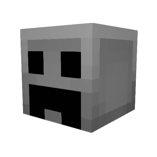 johsx Minecraft avatar head, 3D render