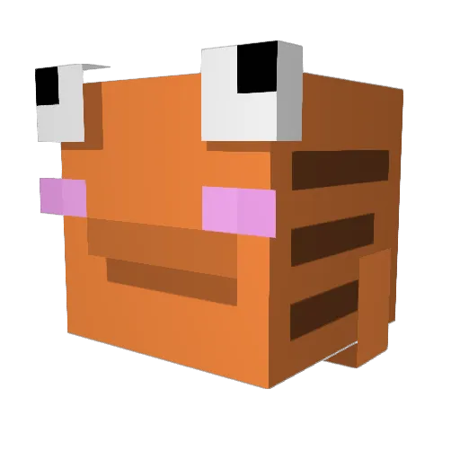 johyeona Minecraft avatar head, 3D render