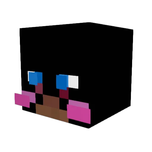 joja000 Minecraft avatar head, 3D render