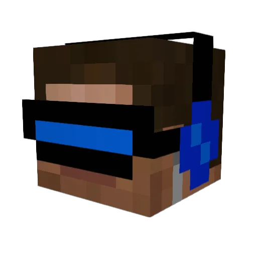 jojje7 Minecraft avatar head, 3D render