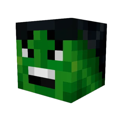 jojje_10 Minecraft avatar head, 3D render