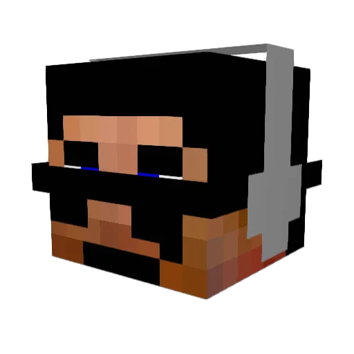jojo0928 Minecraft avatar head, 3D render
