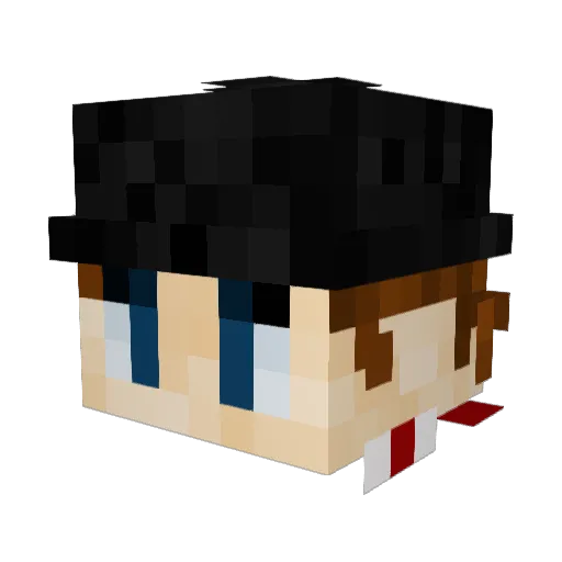 jojo111 Minecraft avatar head, 3D render