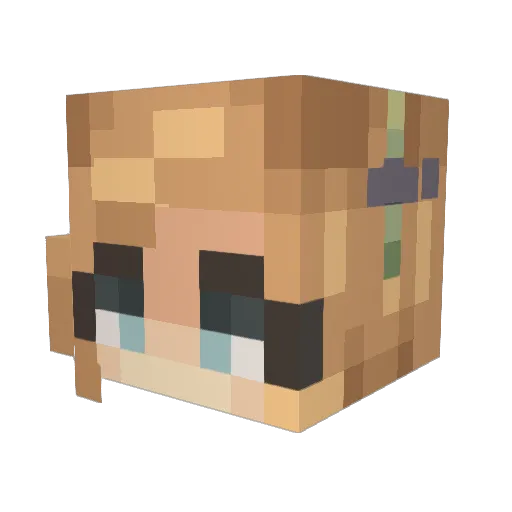 jojo3709 Minecraft avatar head, 3D render