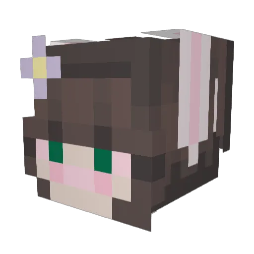 jojo_squeaks Minecraft avatar head, 3D render