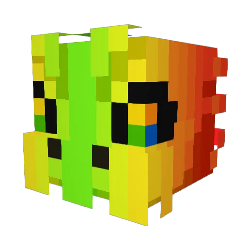jojoax123 Minecraft avatar head, 3D render