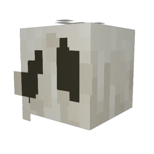 jojobadodo Minecraft avatar head, 3D render