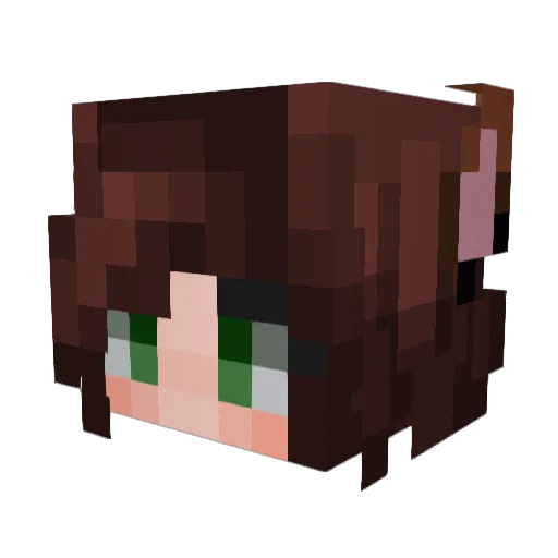jojobean1212 Minecraft avatar head, 3D render