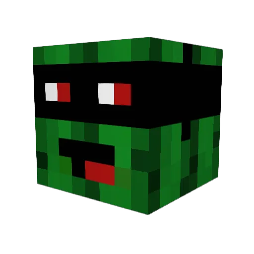 jojoehle Minecraft avatar head, 3D render