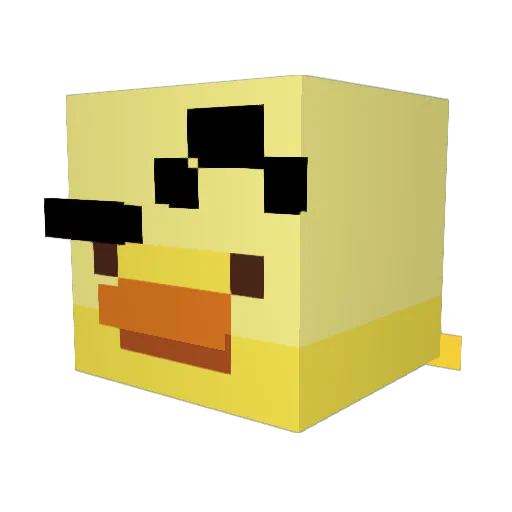 jojoflower Minecraft avatar head, 3D render