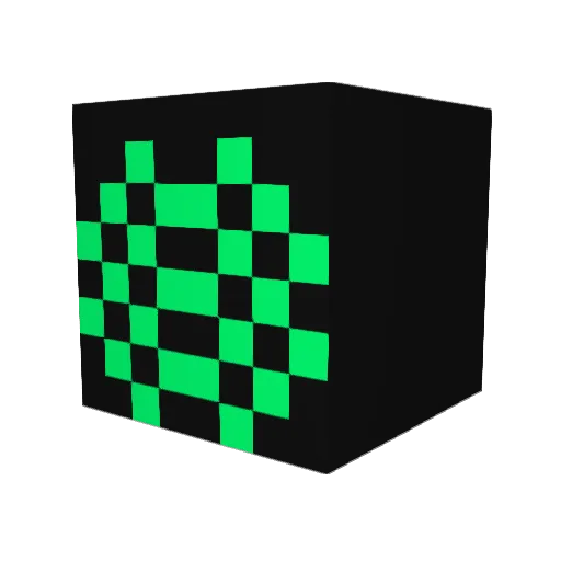 jojoket_ Minecraft avatar head, 3D render