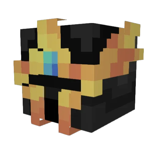 jojolala1 Minecraft avatar head, 3D render