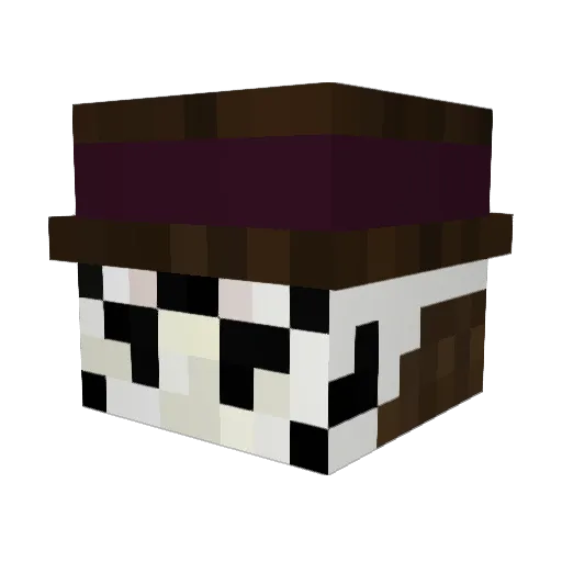 jojonogo Minecraft avatar head, 3D render