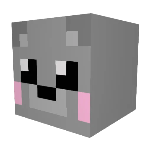 jojoplaatzer Minecraft avatar head, 3D render