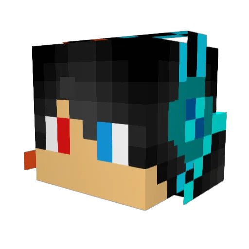 jojoschue Minecraft avatar head, 3D render