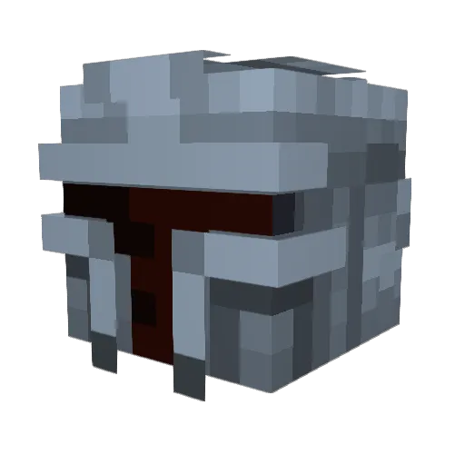 jojosuperman Minecraft avatar head, 3D render