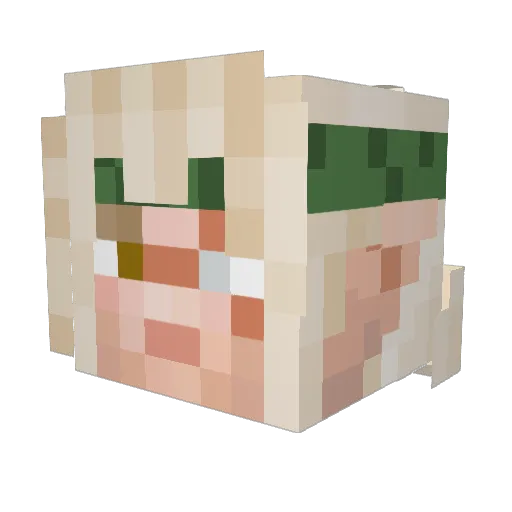 jojothed Minecraft avatar head, 3D render