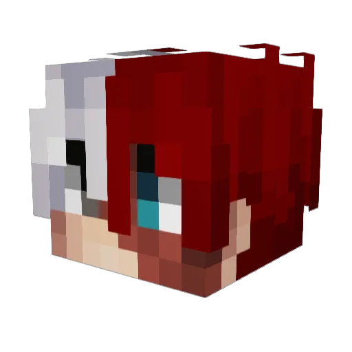 jojoultima Minecraft avatar head, 3D render