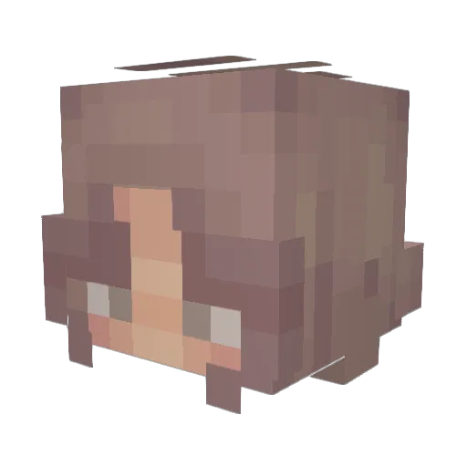 jojozinhaa Minecraft avatar head, 3D render