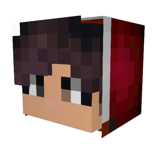 jojunjojun Minecraft avatar head, 3D render