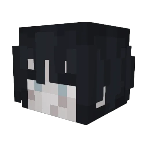jojxx Minecraft avatar head, 3D render