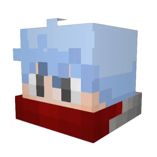 jokane42 Minecraft avatar head, 3D render