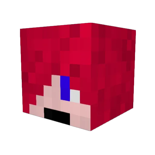 jokeepock Minecraft avatar head, 3D render