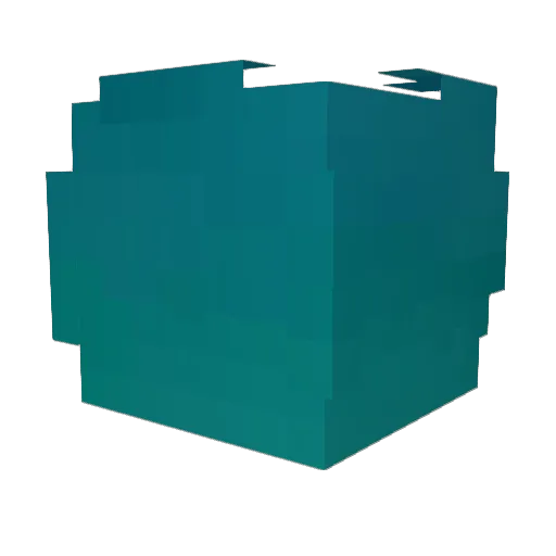 jokefull Minecraft avatar head, 3D render