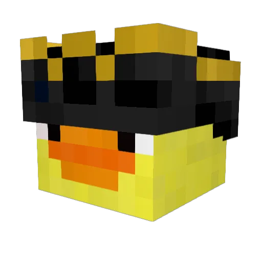 joker2728 Minecraft avatar head, 3D render