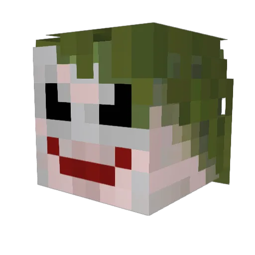 joker283 Minecraft avatar head, 3D render
