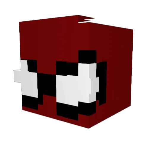 jokerMrk2 Minecraft avatar head, 3D render