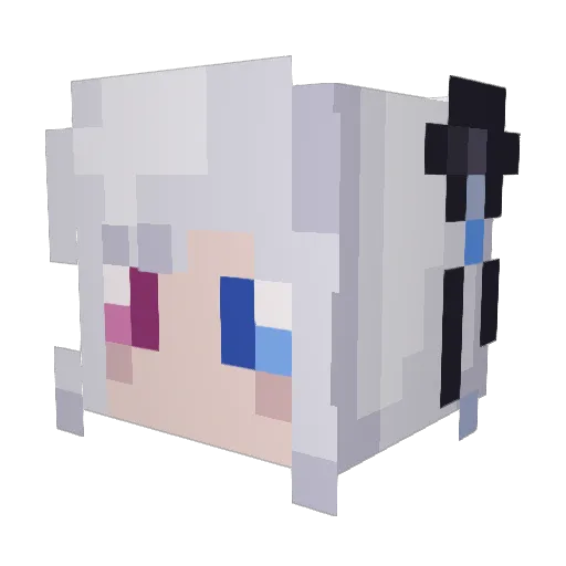 joker_0 Minecraft avatar head, 3D render