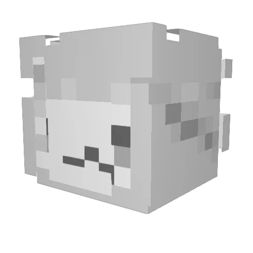 joker_jin Minecraft avatar head, 3D render