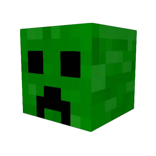 jokerd3 Minecraft avatar head, 3D render