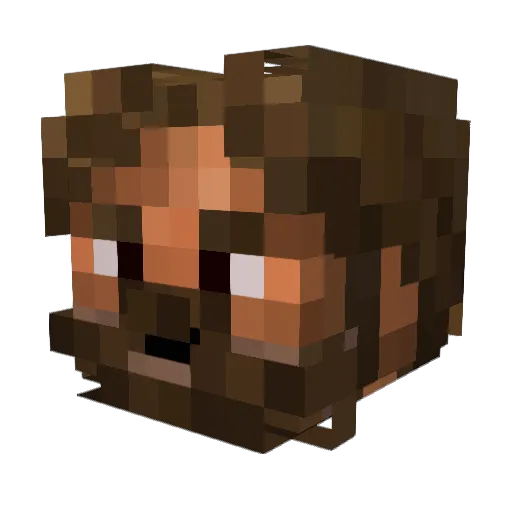 jokey04 Minecraft avatar head, 3D render