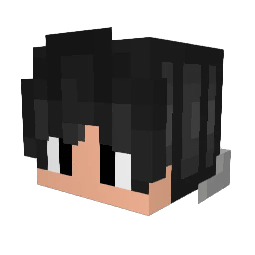 jokill007 Minecraft avatar head, 3D render