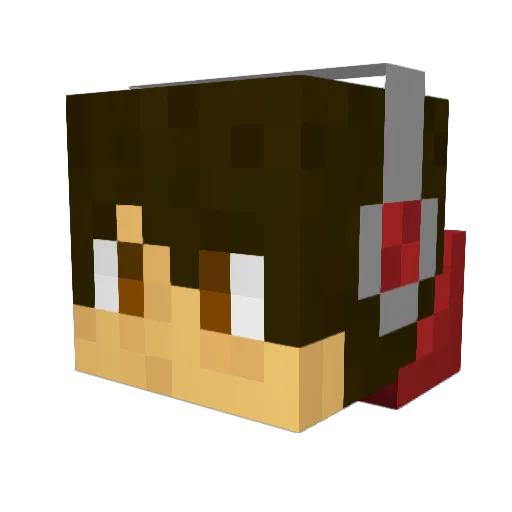 jokor04 Minecraft avatar head, 3D render