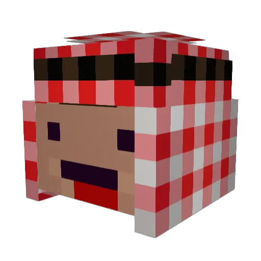 joku780 Minecraft avatar head, 3D render