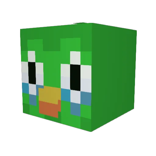 jolij Minecraft avatar head, 3D render