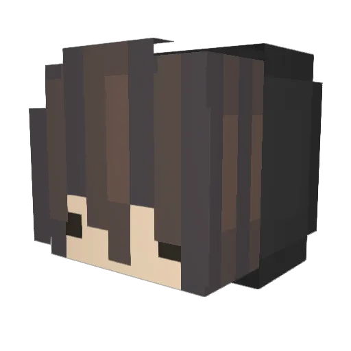 jolizl Minecraft avatar head, 3D render