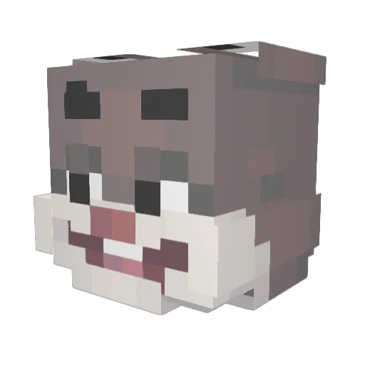 jollytnt Minecraft avatar head, 3D render
