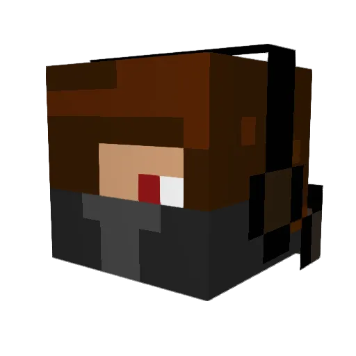 jolyman798 Minecraft avatar head, 3D render