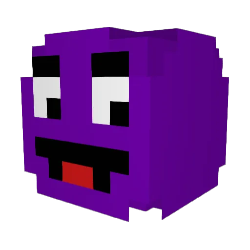 jomama69696 Minecraft avatar head, 3D render