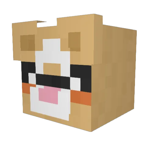 jomamma70 Minecraft avatar head, 3D render