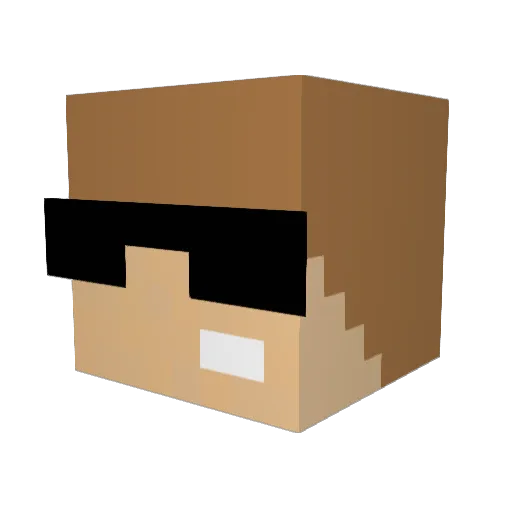 jomary17 Minecraft avatar head, 3D render