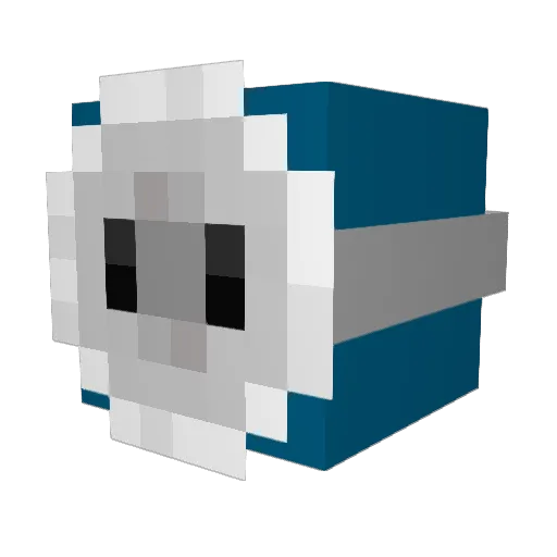 jomby_ Minecraft avatar head, 3D render